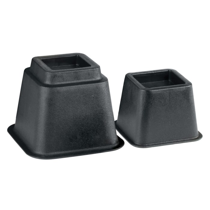 Bed and Chair Risers- One Pair- 4-inch