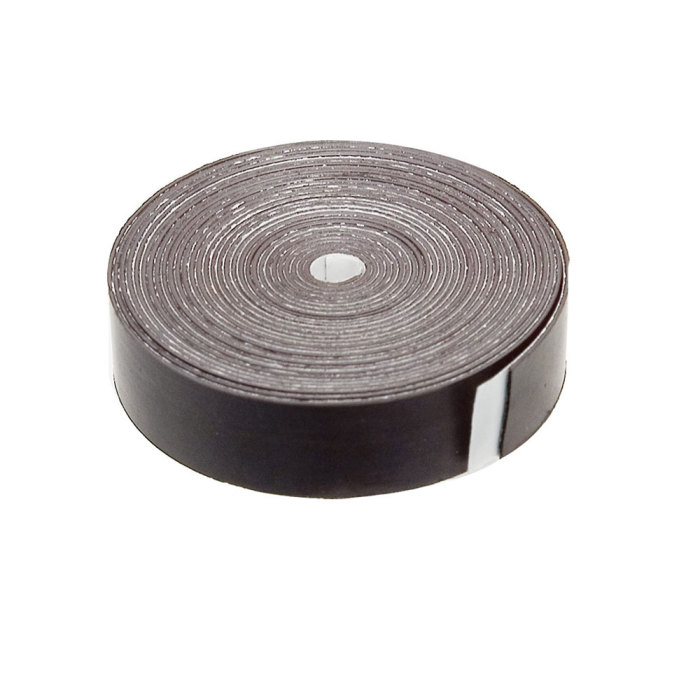 Reizen Magnetic Labeling Tape with Adhesive Backing -.50 inches x 96 inches