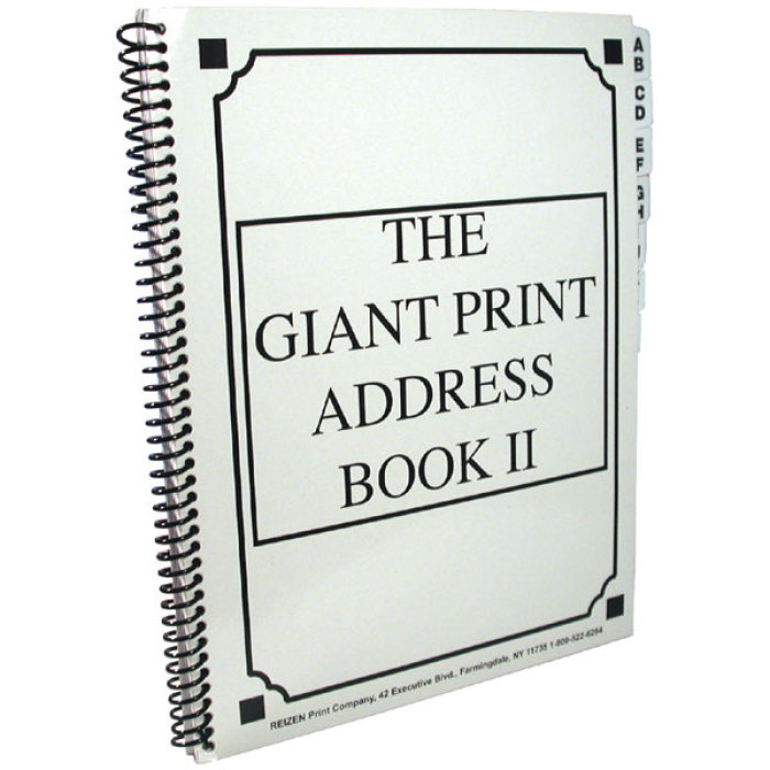 The Giant Print Address Book II