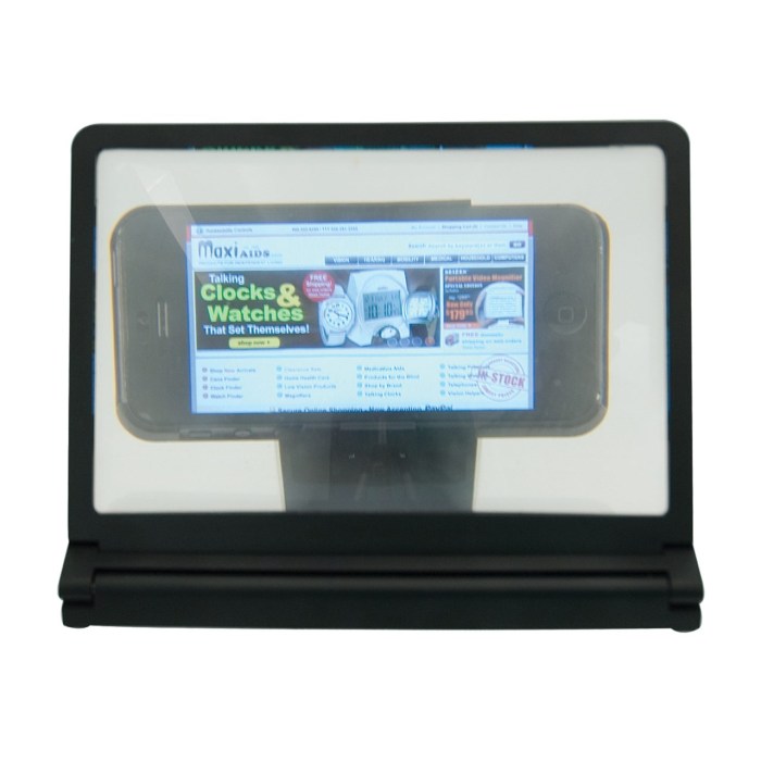 Portable Foldable Smartphone Screen Magnifier with Stand and Holder