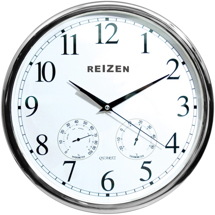 Reizen Low Vision Quartz Wall Clock