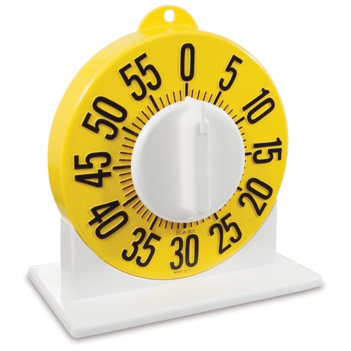 Tactile Low Vision Short Ring Timer with Stand