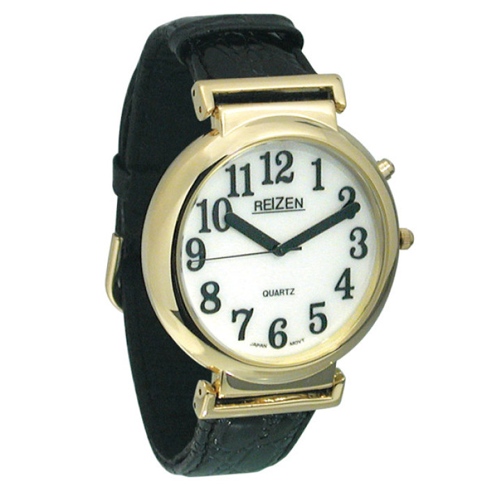 Reizen Watch - Illuminated White Face with Black Numbers