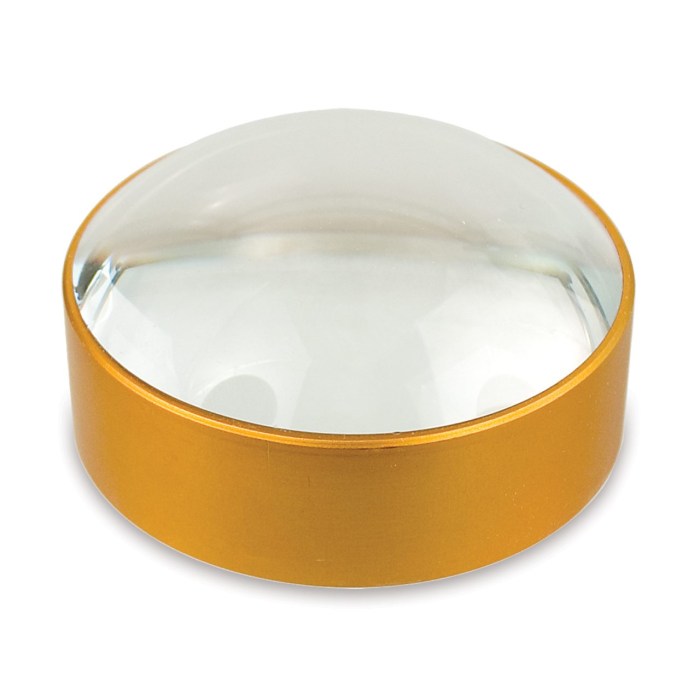 Dome Magnifier with Aluminum Frame- 5x 75mm
