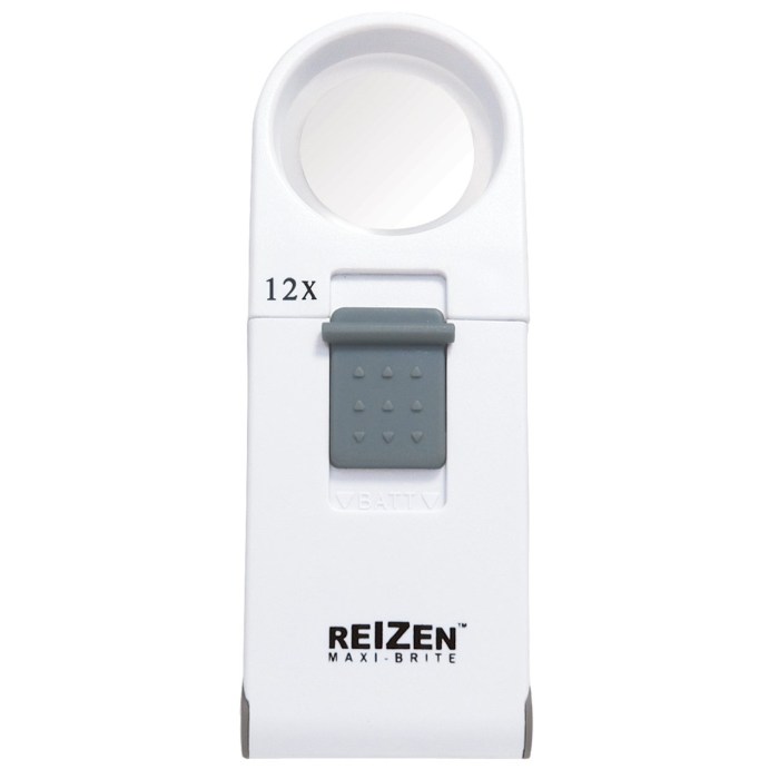 Reizen Maxi-Brite LED Handheld Magnifier - 12X