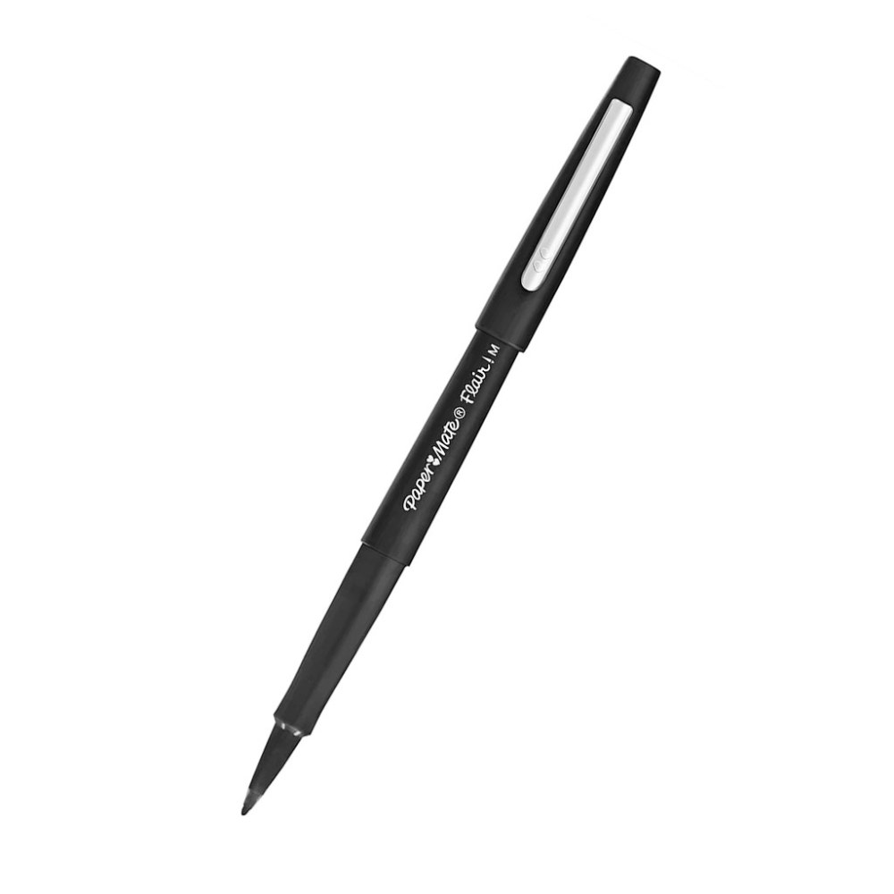 PaperMate Flair Tip Pen- Medium Point Black, Writing Pens: Maxi