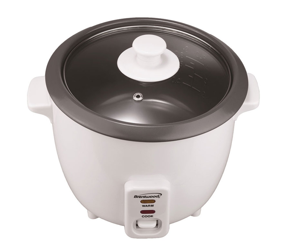 10 Cups (Uncooked) Rice Cooker with Steamer- White, Small Appliances:  Maxi-Aids, Inc.