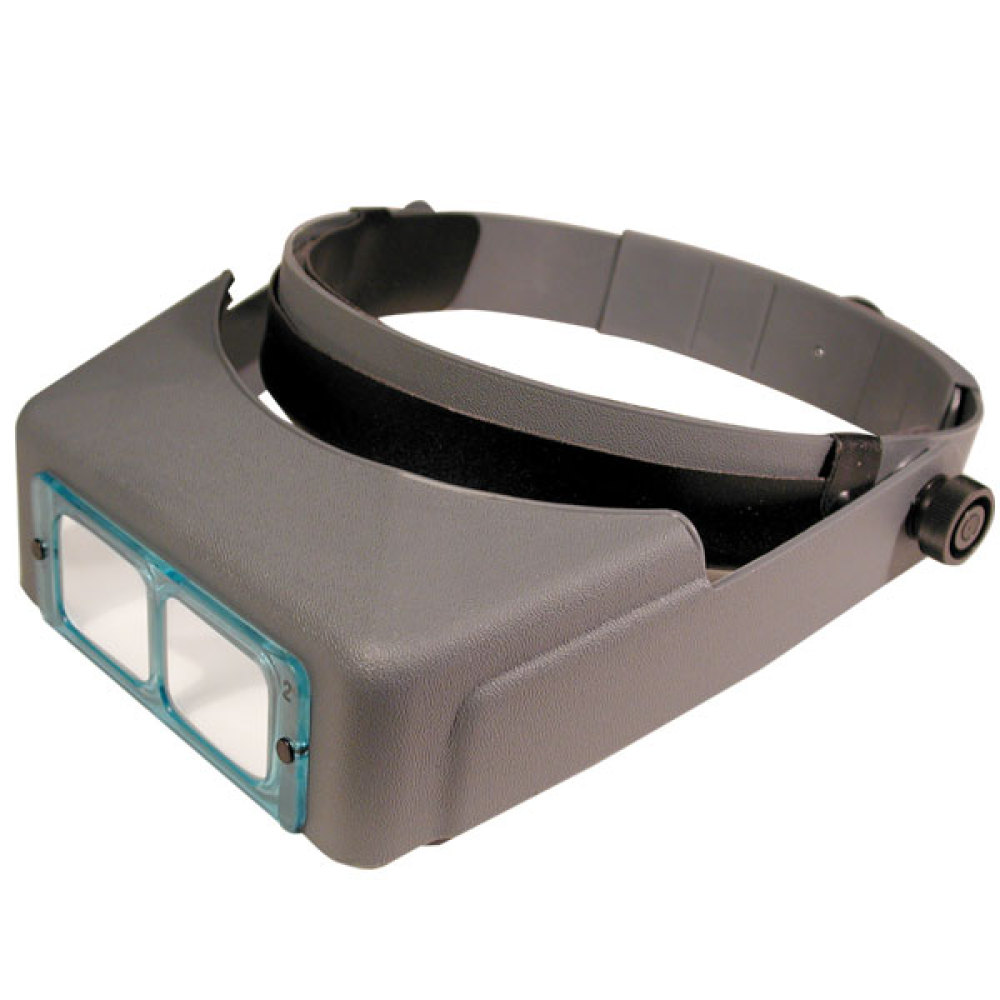 OPTIVISOR, Head Worn Magnification Device, Adjustable & Eyeglasses  Compatible