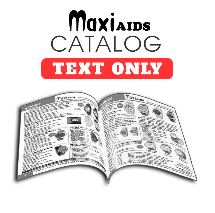 MaxiAids 2018 Catalog  - Text Only Format